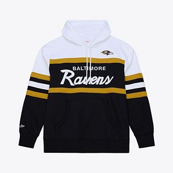 Men's Mitchell & Ness Black Baltimore Ravens Head Coach Hoodie