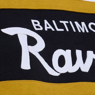 Men's Black Mitchell & Ness Baltimore Ravens Head Coach Hoodie