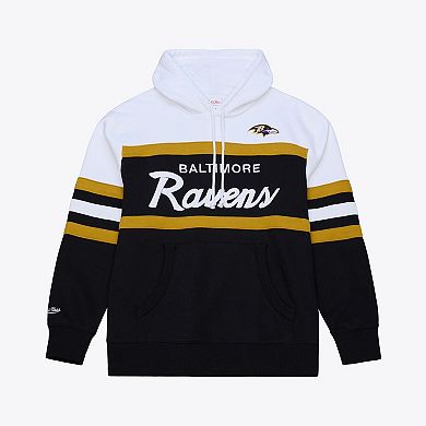Men's Black Mitchell & Ness Baltimore Ravens Head Coach Hoodie