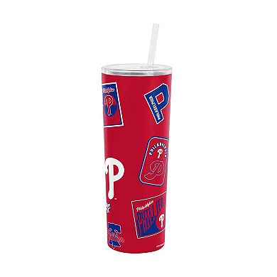 Logo Brands Philadelphia Phillies 30oz Dreamweave Straw Tumbler