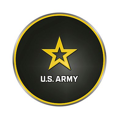 Logo Brands Army Black Knights Embossed Color Auto Emblem