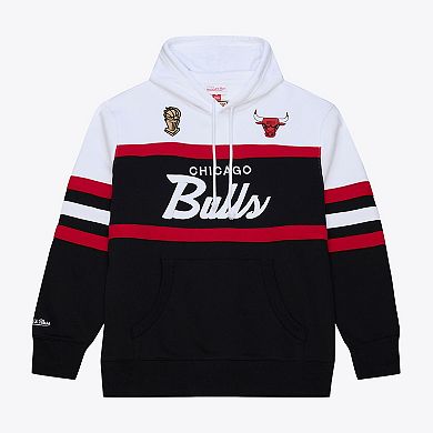 Men's Mitchell & Ness Black Chicago Bulls Head Coach Hoodie