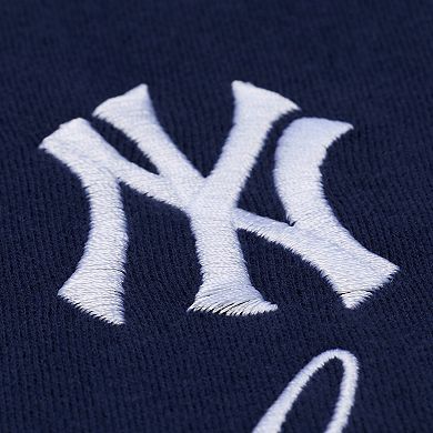 Women's Mitchell & Ness Navy New York Yankees Script Sweatshirt