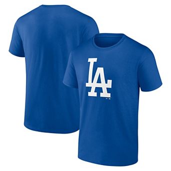 Men's Logo Athletic Royal Los Angeles Dodgers Official Logo T-Shirt