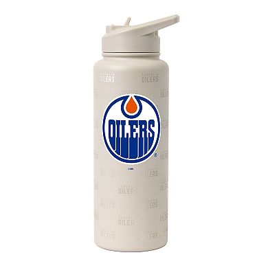 Logo Brands Edmonton Oilers 34oz. Sand Ghost Quencher Bottle