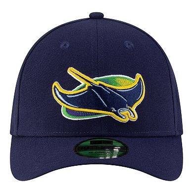 Men's New Era Navy Tampa Bay Rays Alternate Player Replica 39THIRTY M-Crown Flex Hat