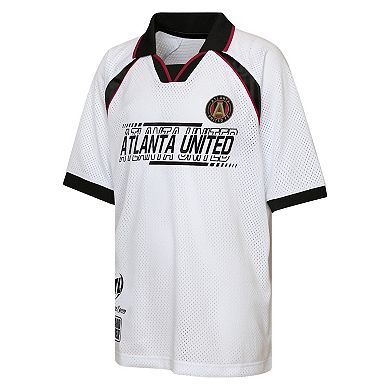 Youth Outerstuff White Atlanta United FC Mesh Raglan T-Shirt