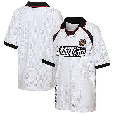 Youth Outerstuff White Atlanta United FC Mesh Raglan T-Shirt
