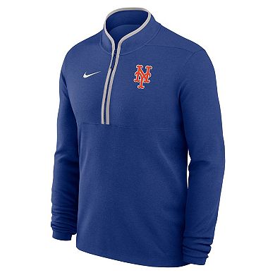 Men's Nike Royal New York Mets Dri-FIT Victory Half-Zip Pullover