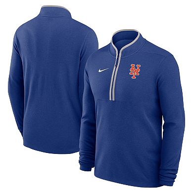 Men's Nike Royal New York Mets Dri-FIT Victory Half-Zip Pullover