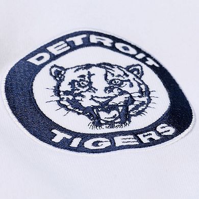Men's Mitchell & Ness White Detroit Tigers Arctic Fleece Sweatshirt