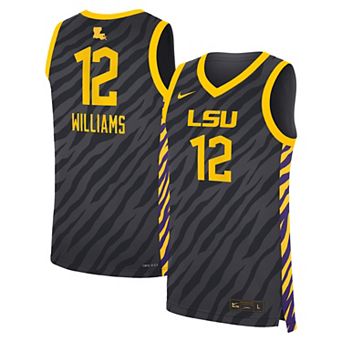 Unisex Nike Mikaylah Williams Anthracite LSU Tigers Replica Basketball Jersey