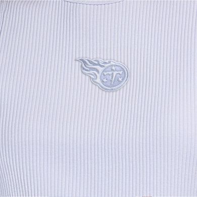 Women's Starter Pastel Blue Tennessee Titans Travel Pastels Cropped Tank