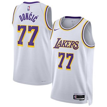 Unisex Nike Luka Dončić White Los Angeles Lakers Swingman Jersey - Association Edition
