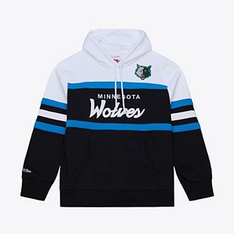 Men's Mitchell & Ness Black Minnesota Timberwolves Head Coach Hoodie