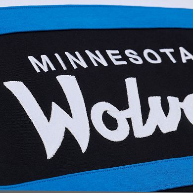 Men's Mitchell & Ness Black Minnesota Timberwolves Head Coach Hoodie