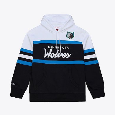 Men's Mitchell & Ness Black Minnesota Timberwolves Head Coach Hoodie