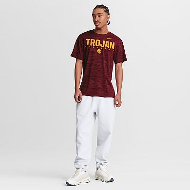 Men's Nike Cardinal USC Trojans Dugout Velocity Dri-FIT T-Shirt