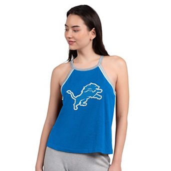 Women's G-III 4Her by Carl Banks Royal Detroit Lions Redemption Win Tank Top