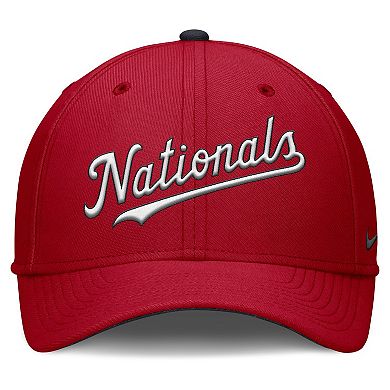 Men's Nike Red Washington Nationals Primetime Rise Dri-FIT Flex Hat
