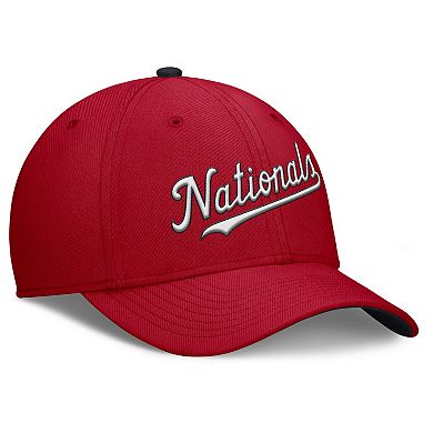 Men's Nike Red Washington Nationals Primetime Rise Dri-FIT Flex Hat