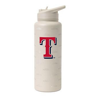 Logo Brands Texas Rangers 34oz. Sand Ghost Quencher Bottle