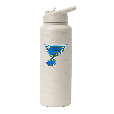 Logo Brands St. Louis Blues 34oz. Sand Ghost Quencher Bottle