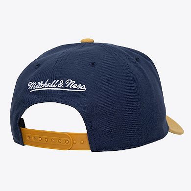 Men's Mitchell & Ness Navy Denver Nuggets Legendary Home Pro Pinch Snapback Hat
