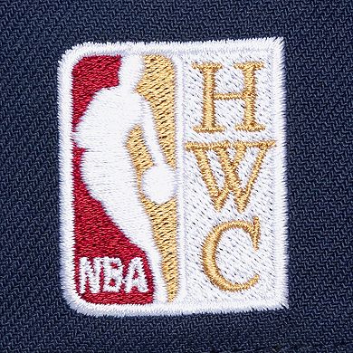 Men's Mitchell & Ness Navy Denver Nuggets Legendary Home Pro Pinch Snapback Hat