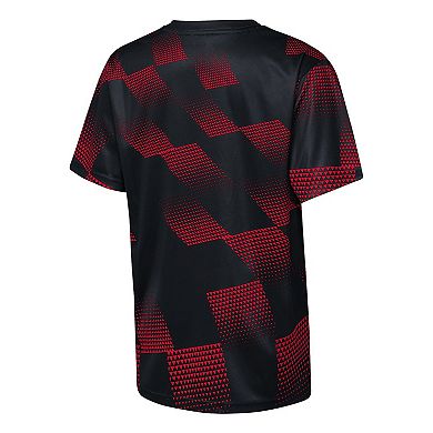 Youth Outerstuff Black New York Red Bulls Sheer Thrill T-Shirt