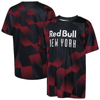 Youth Outerstuff Black New York Red Bulls Sheer Thrill T-Shirt
