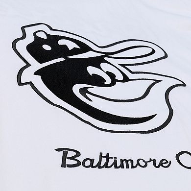 Men's Mitchell & Ness White Baltimore Orioles Cooperstown Collection Arctic T-Shirt