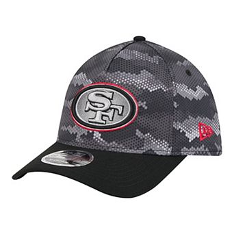 Men's New Era Black San Francisco 49ers Camo A-Frame 39THIRTY Flex Hat