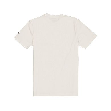 Men's New Era Cream Brooklyn Nets Oversized City Edition Remix Vintage T-Shirt