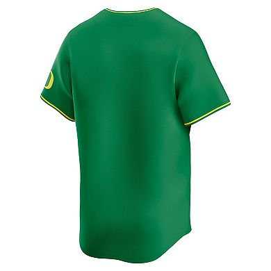 Men's Nike Green Oregon Ducks Baseball Limited Jersey