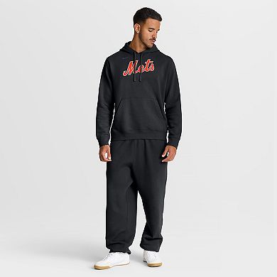 Men's Nike Black New York Mets Club Hoodie