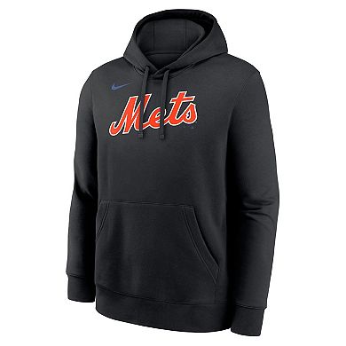 Men's Nike Black New York Mets Club Hoodie