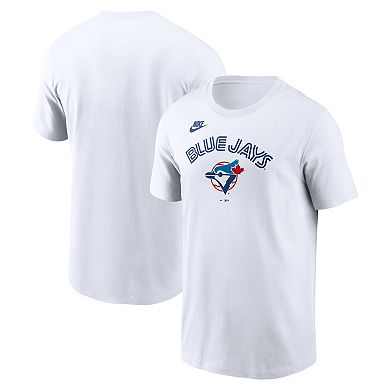 Men's Nike White Toronto Blue Jays Cooperstown Collection Wordmark T-Shirt
