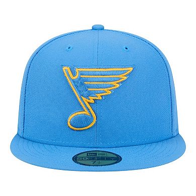 Men's New Era Blue St. Louis Blues Core Logo Fitted 59FIFTY Fitted Hat