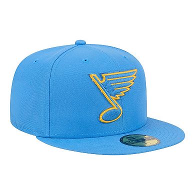 Men's New Era Blue St. Louis Blues Core Logo Fitted 59FIFTY Fitted Hat