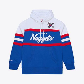 Men's Mitchell & Ness Royal Denver Nuggets Head Coach Hoodie