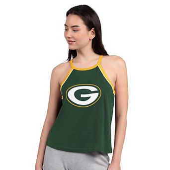 Women's G-III 4Her by Carl Banks Green Green Bay Packers Redemption Win Tank Top