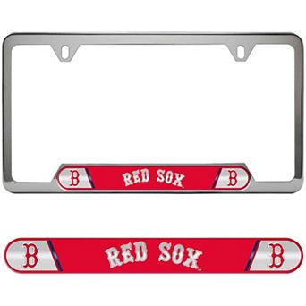 Logo Brands Boston Red Sox Embossed License Plate Frame