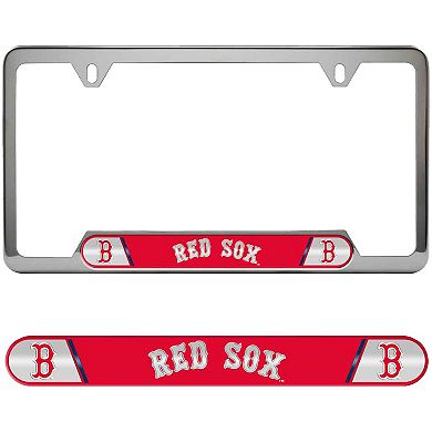 Logo Brands Boston Red Sox Embossed License Plate Frame