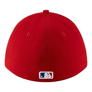 Men's New Era Red Texas Rangers Player Replica 39THIRTY M-Crown Flex Hat