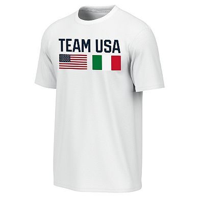 Men's Outerstuff White Team USA Milano Cortina 2026 Winter Olympics T-Shirt