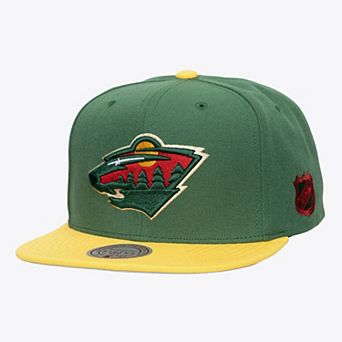 Men's Mitchell & Ness Green Minnesota Wild Legendary Home Snapback Hat