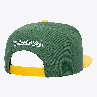 Men's Mitchell & Ness Green Minnesota Wild Legendary Home Snapback Hat