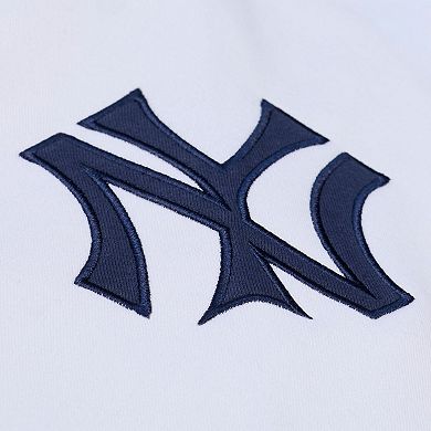 Men's Mitchell & Ness White New York Yankees Cooperstown Collection Fleece Hoodie