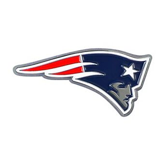 Logo Brands New England Patriots Embossed Color Auto Emblem